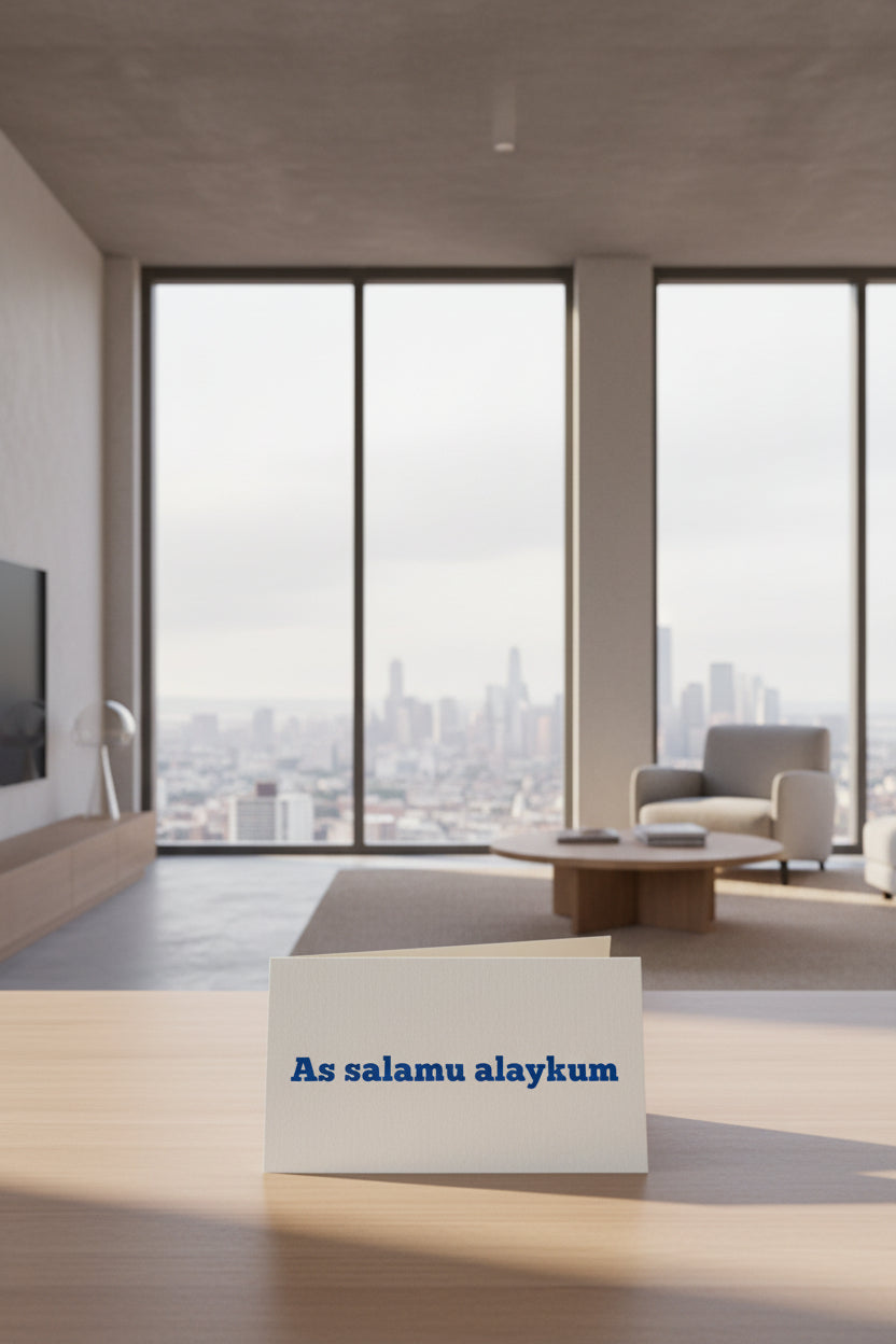 As-Salamu Alaykum — Peace Be Upon You"