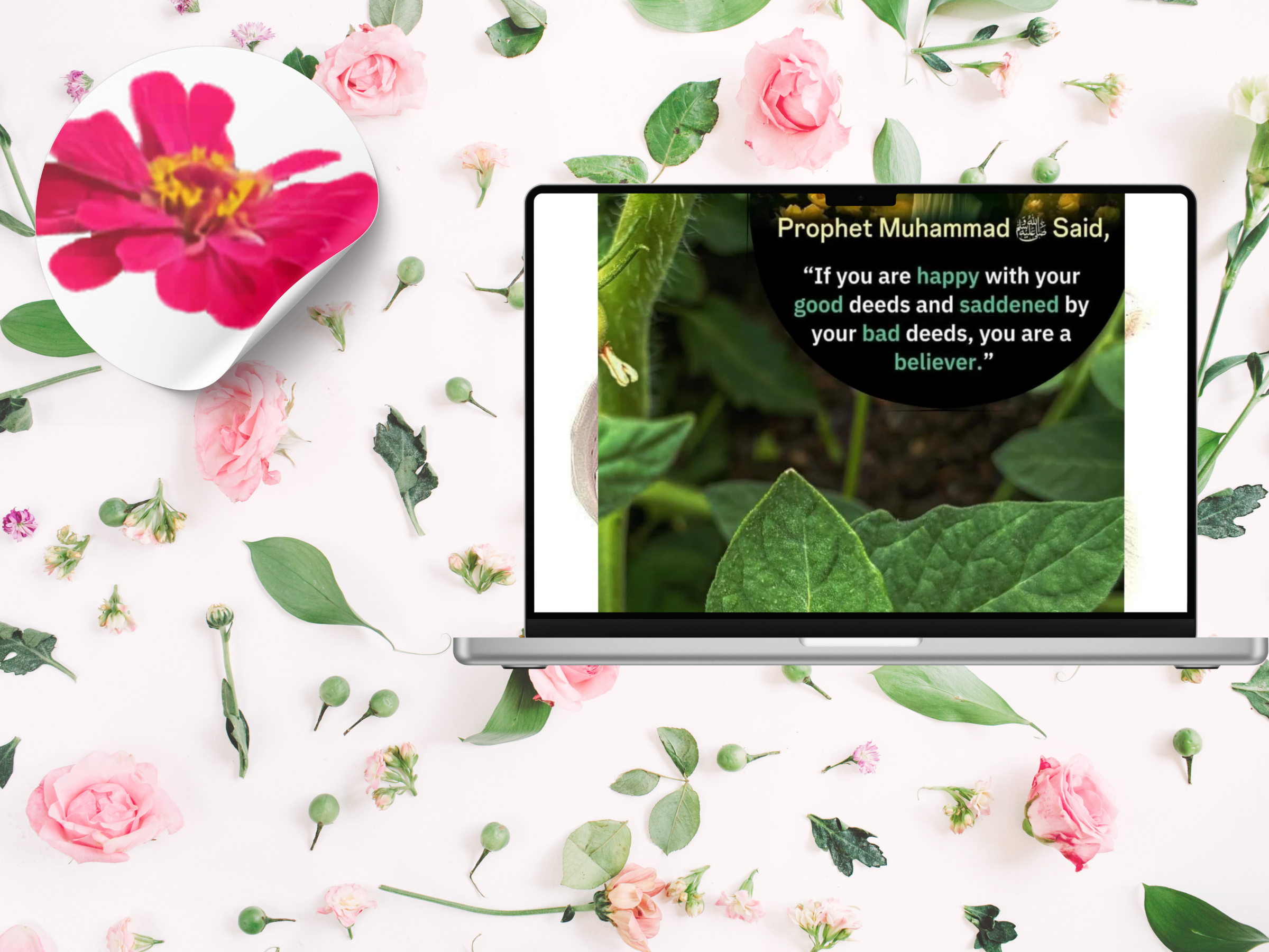 As-Salamu Alaykum Floral Greeting Card — Islamic Peace Card